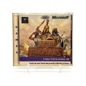 Age of Empires PC CD-ROM Game 2001 Microsoft SmartSaver Series Jewel Case